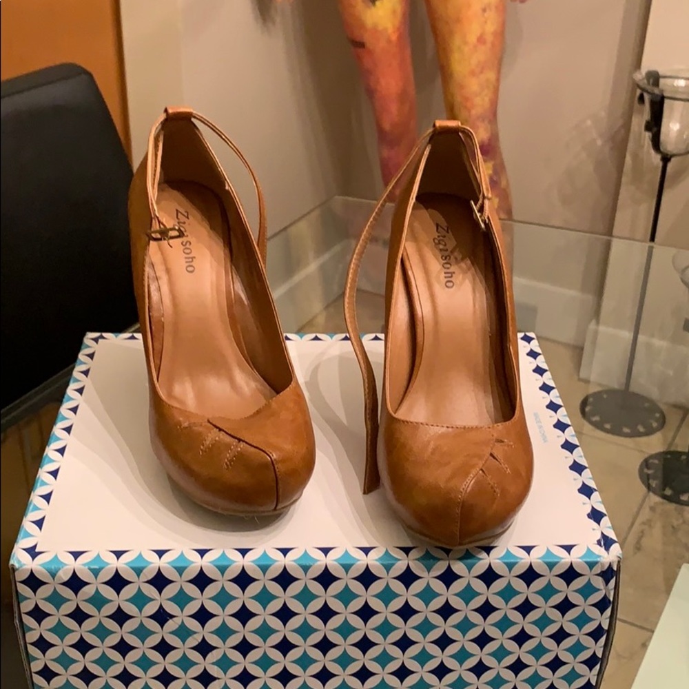 Brown shoes